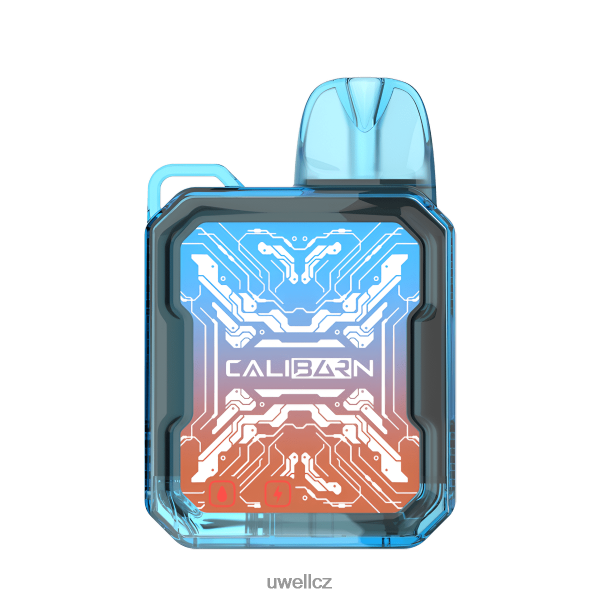 UWELL Disposable Vape - UWELL CALIBURN bar b6000 jednorázová vapka 6HT2F2277 modrý razz led