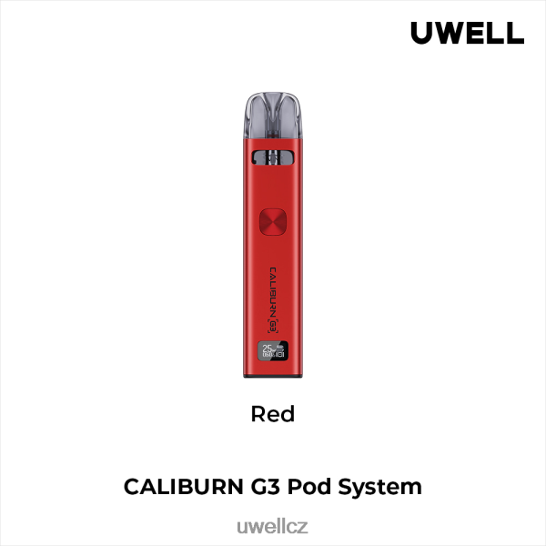 UWELL Disposable Vape - UWELL CALIBURN G3 souprava 6HT2F2137 Červené