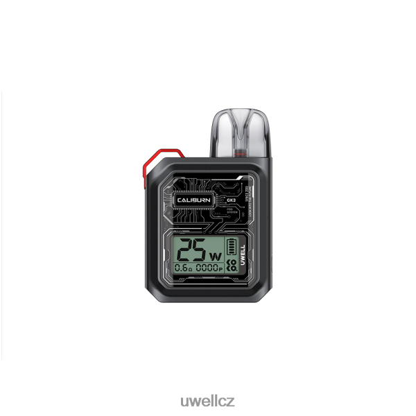 UWELL Recenze - UWELL CALIBURN GK3 pod systém 6HT2F2174 cmf černočerná