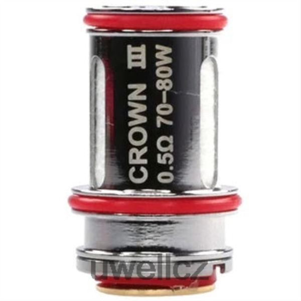 UWELL Brno - UWELL CROWN 3 cívky (4 balení) 6HT2F293 0,5 ohmu