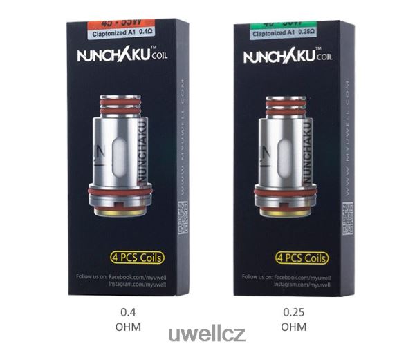 UWELL CZ - UWELL NUNCHAKU cívky (4 balení) 6HT2F2261 0,25 ohmu