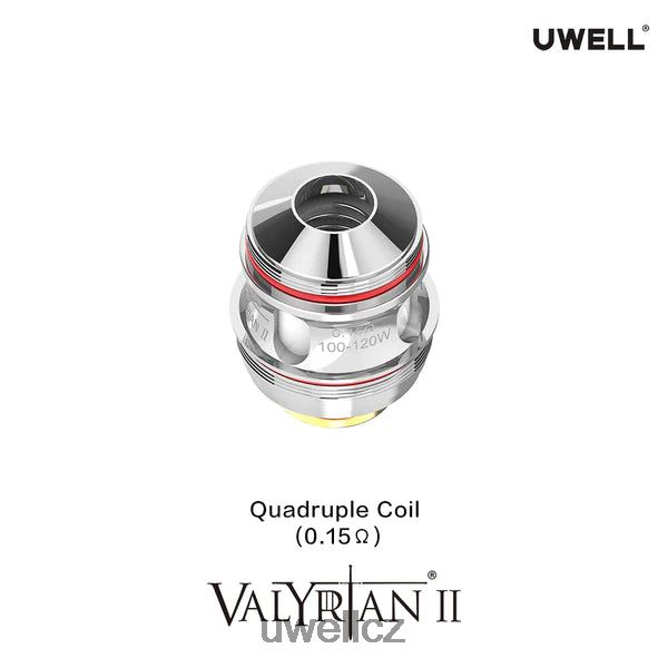 UWELL CZ - UWELL VALYRIAN 2 náhradní cívky (2 balení) 6HT2F231 čtyřnásobný 0,15ohm