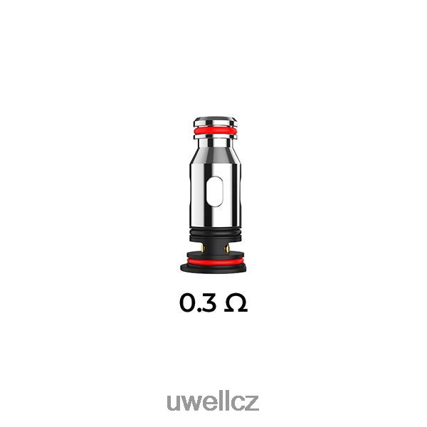 UWELL Praha - UWELL PA náhradní cívky 6HT2F282 0,3 ohmu (4 balení)