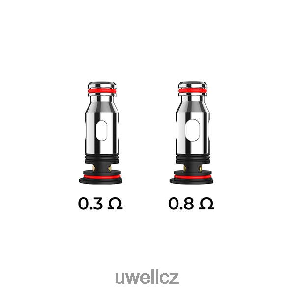 UWELL Praha - UWELL PA náhradní cívky 6HT2F282 0,3 ohmu (4 balení)