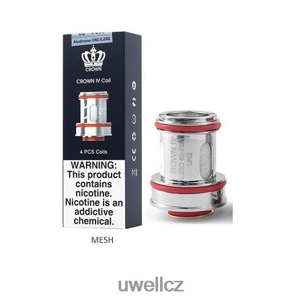 UWELL Recenze - UWELL CROWN 4 náhradní cívky (4-balení) 6HT2F2184 un2 dual mesh 0,23ohm