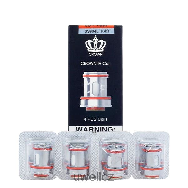 UWELL Recenze - UWELL CROWN 4 náhradní cívky (4-balení) 6HT2F2184 un2 dual mesh 0,23ohm