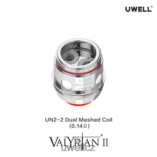 UWELL Vape Flavors - UWELL VALYRIAN 2 náhradní cívky (2 balení) 6HT2F229 un2 dual mesh 0,14ohm