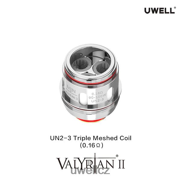 UWELL Vape Price - UWELL VALYRIAN 2 náhradní cívky (2 balení) 6HT2F230 un2-3 trojité mesh 0,16ohm