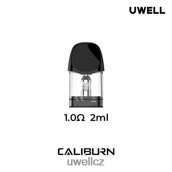 UWELL Online Shop - UWELL CALIBURN A3 náhradní pouzdra | 4-balení 6HT2F218 1,0 ohm