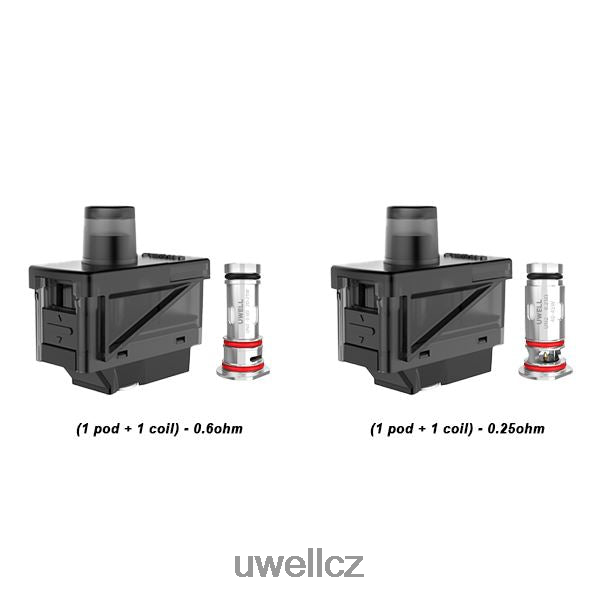 UWELL Recenze - UWELL HAVOK V1 sada pod cívky 1 pod + 1 cívka 6HT2F2274 0,25 ohmu